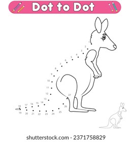 Dot to dot coloring page 