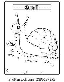 dot to dot coloring page for kids