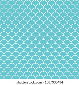 Dot curve texture on bright background seamless pattern. (easy replace color)