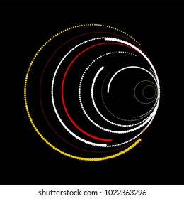 Dot Cycles Tech Sound Wave