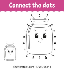 Dot to dot. Draw a line. Handwriting practice. Learning numbers for kids. Education developing worksheet. Activity page. Game for toddler and preschoolers. Isolated vector illustration. Cartoon style.