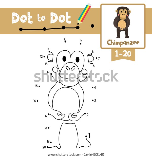 Dot Dot Educational Game Coloring Book Stock Vector Royalty Free