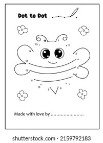 Dot to dot game coloring pages for toddlers