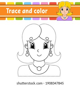 Dot to dot Dot to dot game. Draw a line. For kids. Activity worksheet. Coloring book. With answer. Cartoon character. Vector illustration.