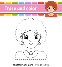 Dot to dot Dot to dot game. Draw a line. For kids. Activity worksheet. Coloring book. With answer. Cartoon character. Vector illustration.