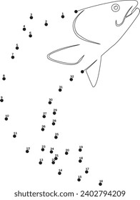 dot to dot game for kids vector dot to dot animals