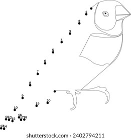 dot to dot game for kids vector dot to dot animals