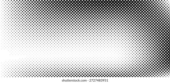 Textura de gradação de ponto. Plano de fundo de gradiente de meio-tom retro.

