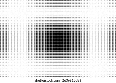 Dot grid pattern. Abstract halftone black dotted background, vintage retro filter	