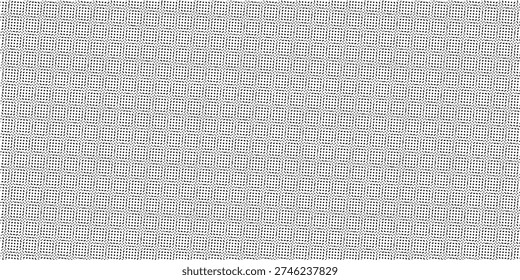 Dot grid pattern. Abstract halftone black dotted background, vintage retro filter	