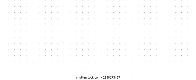 Dot grid white texture. Circle halftone design element. Page structure. Sheet notebook paper. Isometric map banner. Spot math pattern. Technical architect blank. Graph sketch. Vector illustration.