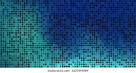 Punto medio tono negro con sala de estudio degradado azul-verde, patrón de fondo abstracto, paredes y piso reflejan luces de neón, tonos oscuros y sienten la velocidad de la tecnología digital conectada azul-verde 