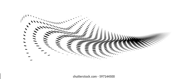 dot halftone. dotted design element black and white