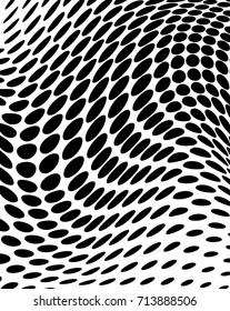 dot halftone. dotted design element abstract morph art background