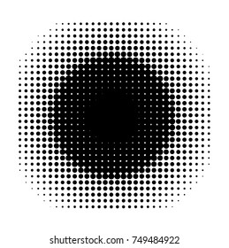 dot halftone. dotted design element abstract morph art background