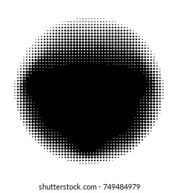 dot halftone. dotted design element abstract morph art background