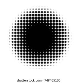 dot halftone. dotted design element abstract morph art background
