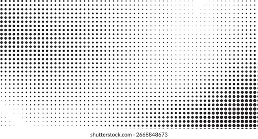 Textura de gradiente de meio-tom de ponto. Sumário moderno do plano de fundo de polca de desaparecimento