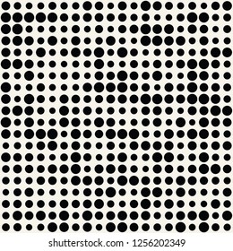 dot halftone seamless pattern, minimal geometric background print texture