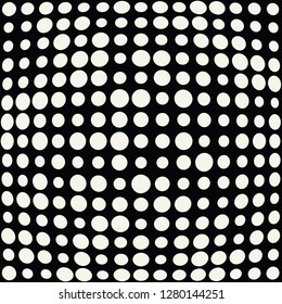dot halftone seamless pattern, minimal geometric background print texture