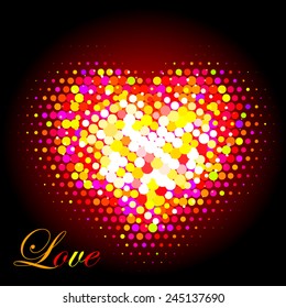 dot heart of valentine 