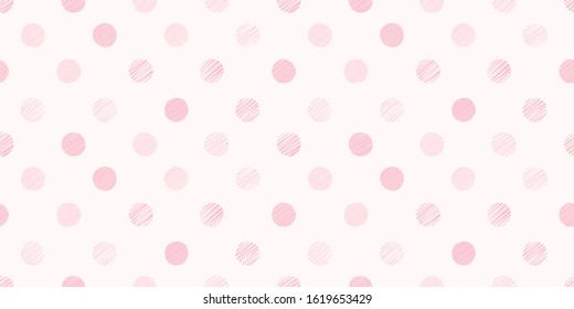 Dot illustration background. Seamless pattern. Vector.
