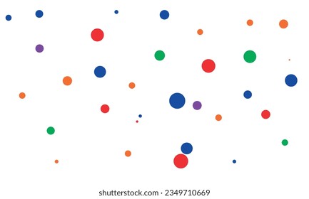 dot illustration, color dot vector, festival incredible colorful polka dots vector