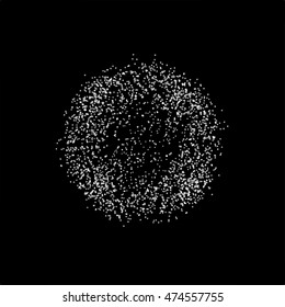 dot illustration on black
