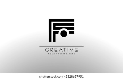 Dot Letter F Logo. F Letter Design Vector with Dot.
