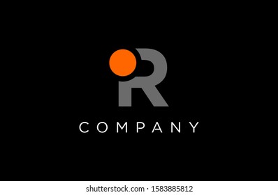 Dot letter R logo icon design template vector elements for your company brand. smart technology