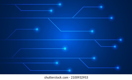 fondo abstracto de tecnología combinada de puntos y líneas