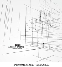 Dot Line Composition Abstract Graphics Stock Vector (Royalty Free ...