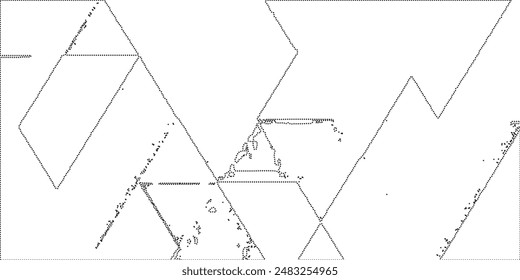 dibujo de la línea de puntos del mapa de la isla capri.