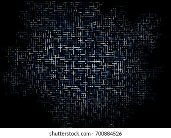 Dot line technology abstract background
