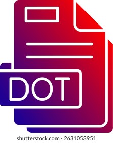 Dot Line vector Icon Design