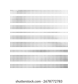 Dot lines set Abstract design elements Vector format