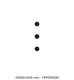 dot list icon vector illustration