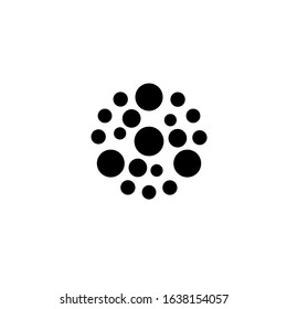 dot logo design simple modern