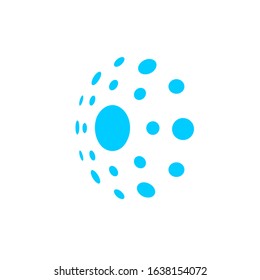 dot logo design simple modern