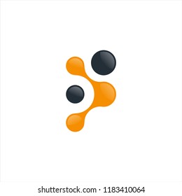 Dot logo vector design