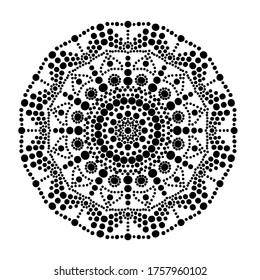 mandala dot art images stock photos vectors shutterstock