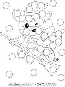 Dot Marker Coloring Pages For Kids