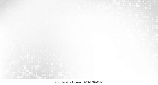 Dot modern foil background with metal mirror texture. Chrome gradient surface abstract modern art simple