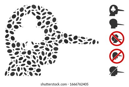Dot Mosaic based on gambling jerk. Mosaic vector gambling jerk is composed with random ellipse dots. Bonus icons are added.