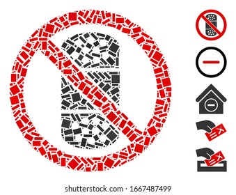 Dot Mosaic based on no patch. Mosaic vector no patch is composed with scattered rectangle items. Bonus icons are added.