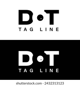 DOT Negative space logo design