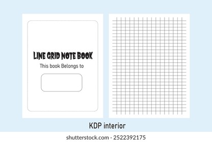 Libro De Línea De Nota De Punto Kdp Plantilla Interior