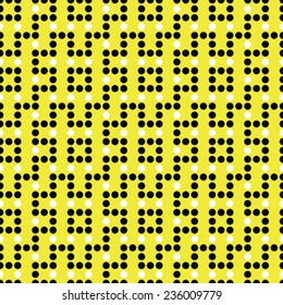 Dot ornament. Seamless pattern. Vector.