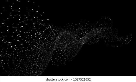 dot particle tech splashing abstract background