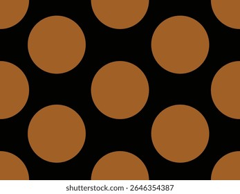 dot pattern brown on back background.eps
